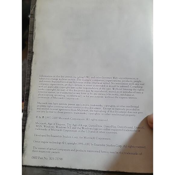 Lot of 6 Age of Empires, Starship Troopers, Galactica Soft Back Guide Books - Picture 3 of 4